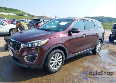 2018 Kia Sorento 2.4L Lx z USA, uszkodzony, nr VIN 5XYPGDA31JG398129